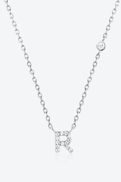 Q To U Zircon 925 Sterling Silver Necklace