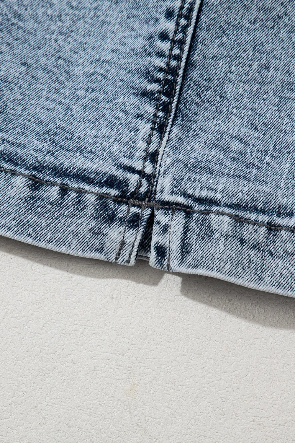 Drawstring High Waist Pocketed Denim Shorts Carauana Store