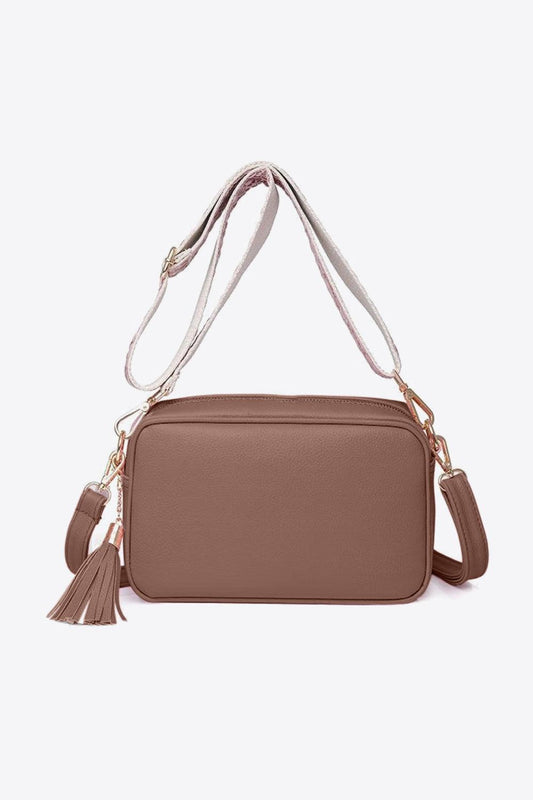 PU Leather Tassel Crossbody Bag Carauana Store