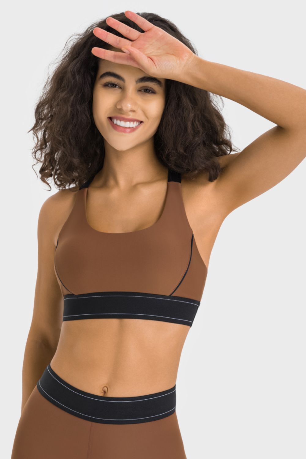 Millennia Contrast Sports Bra CaRaUaNa Fashion