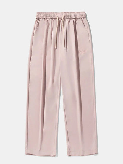 Men's Plus Size Drawstring Wide Leg Pants