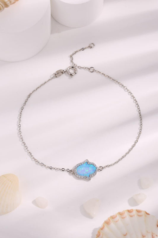 Opal 925 Sterling Silver Bracelet Carauana Store