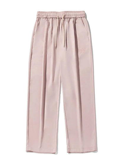 Men's Plus Size Drawstring Wide Leg Pants