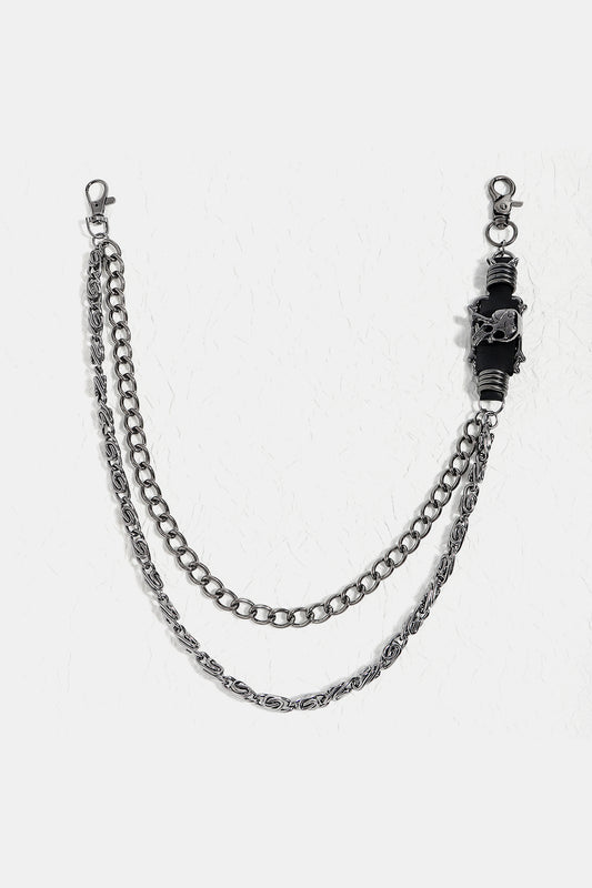 Double Layer Alloy Chain Belt Carauana Store