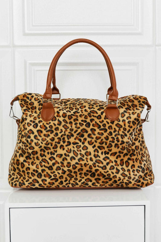 Animal Print Brushed Weekender Bag Carauana Store