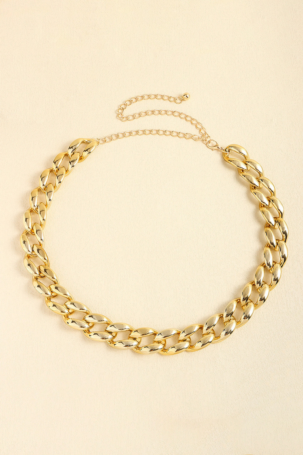 1" Width Acrylic Curb Chain Belt Carauana Store