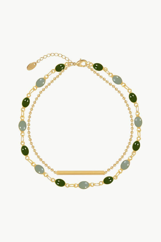 Alloy Double-Layered Bracelet Carauana Store