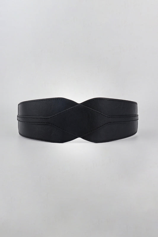Elastic Wide PU Belt Carauana Store