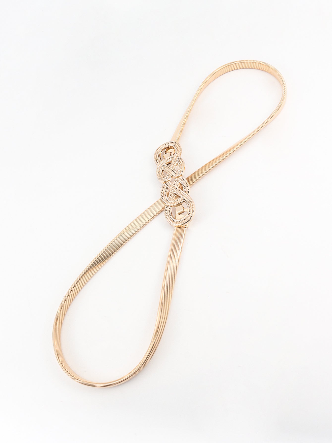 Knot Buckle Metal Belt Carauana Store