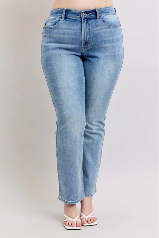 Judy Blue Plus Size High Waist Dad Jeans Carauana Store