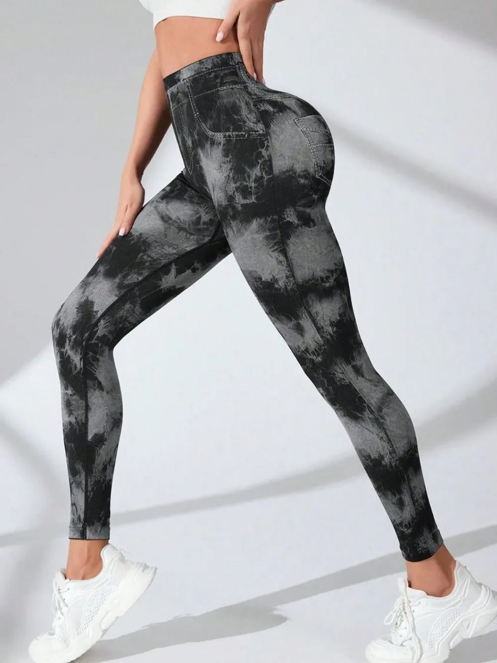 Tie-Dye High Waist Active Leggings Carauana Store