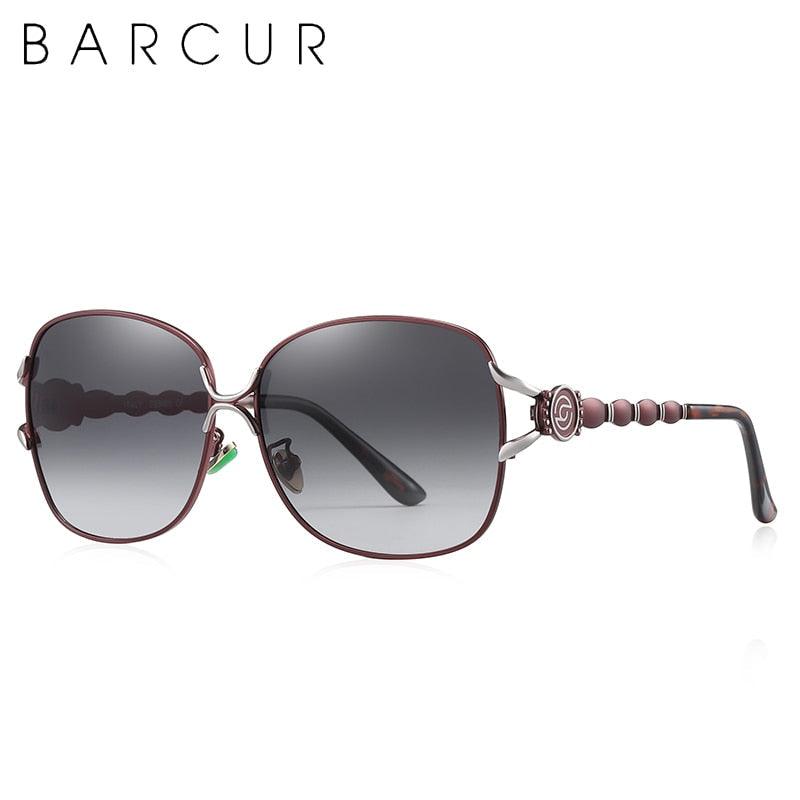 BARCUR Luxury Polarized Sunglasses Gradient Lens UV400 Protection