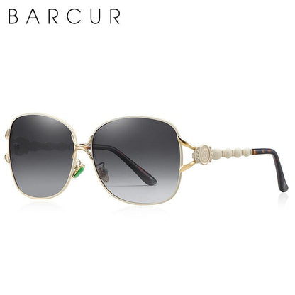 BARCUR Luxury Polarized Sunglasses Gradient Lens UV400 Protection