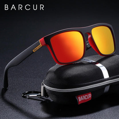 BARCUR NEW Polarized Sunglasses Men Driving Shades