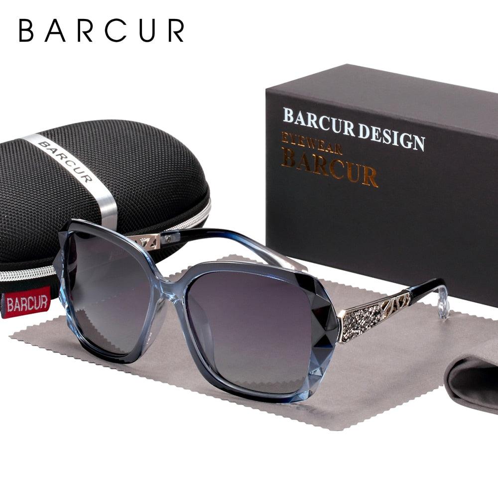 BARCUR Polarized Sunglasses UV400 Lady Fashion Gradient