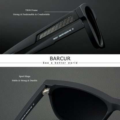 BARCUR Sunglasses Polarized Comfortable Oculos