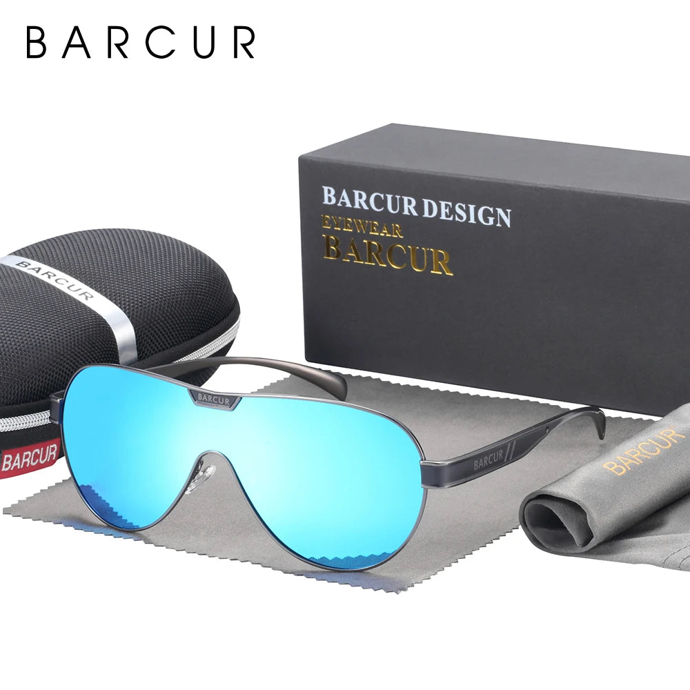 BARCUR Man Sunglasses for Men Polarized Sun Glasses For Women Eyeglasses Eyewear Accessory - CaRaUaNa Fashion