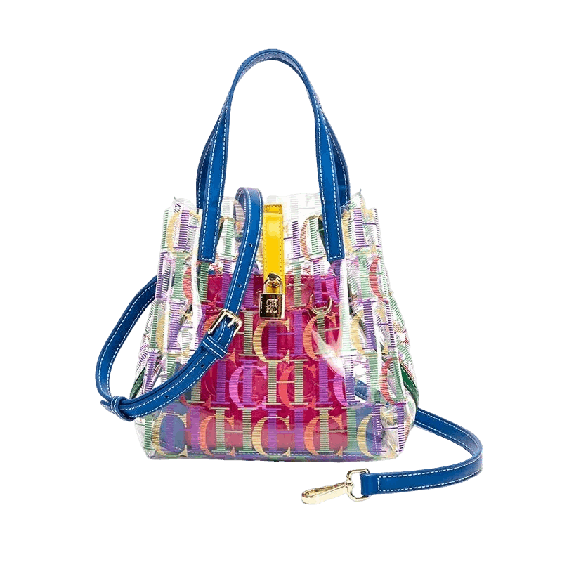 CH Women’s PVC Bucket Bag Large Capacity Beach & Everyday Tote CaRaUaNa Fashion