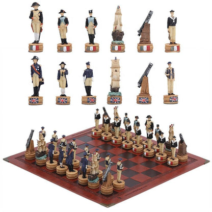 Chess Desktop Intelligence Game Movie Theme Toy Luxury Knight Hand-painted