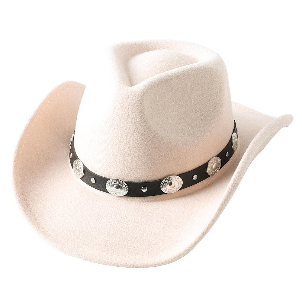 Cowboy hat monochrome felt Men and Women