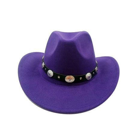 Cowboy hat monochrome felt Men and Women