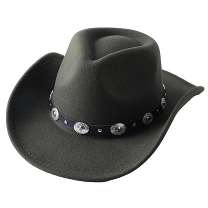 Cowboy hat monochrome felt Men and Women