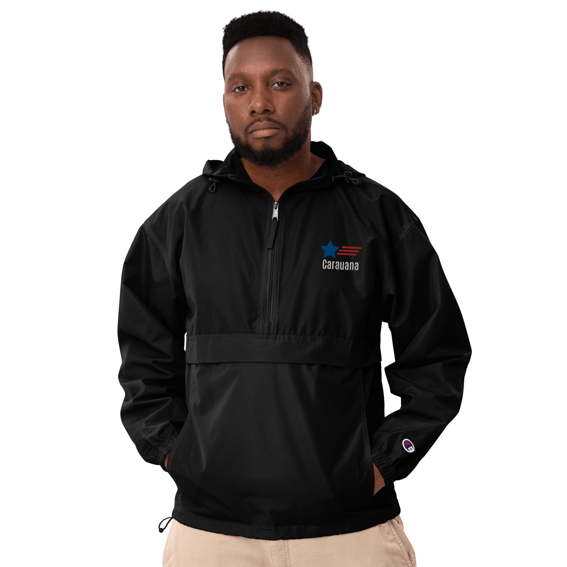 Embroidered Champion Packable Jacket