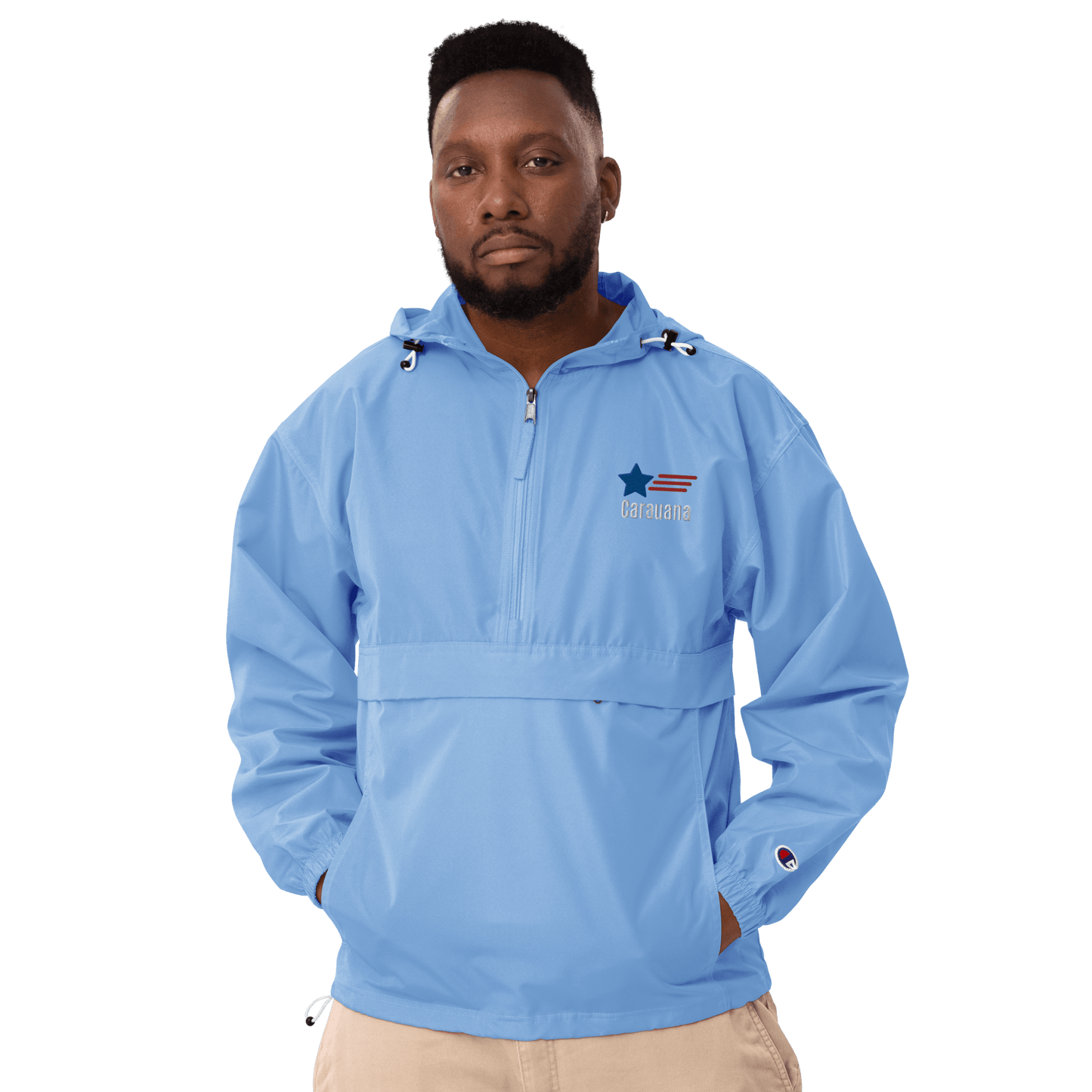 Embroidered Champion Packable Jacket