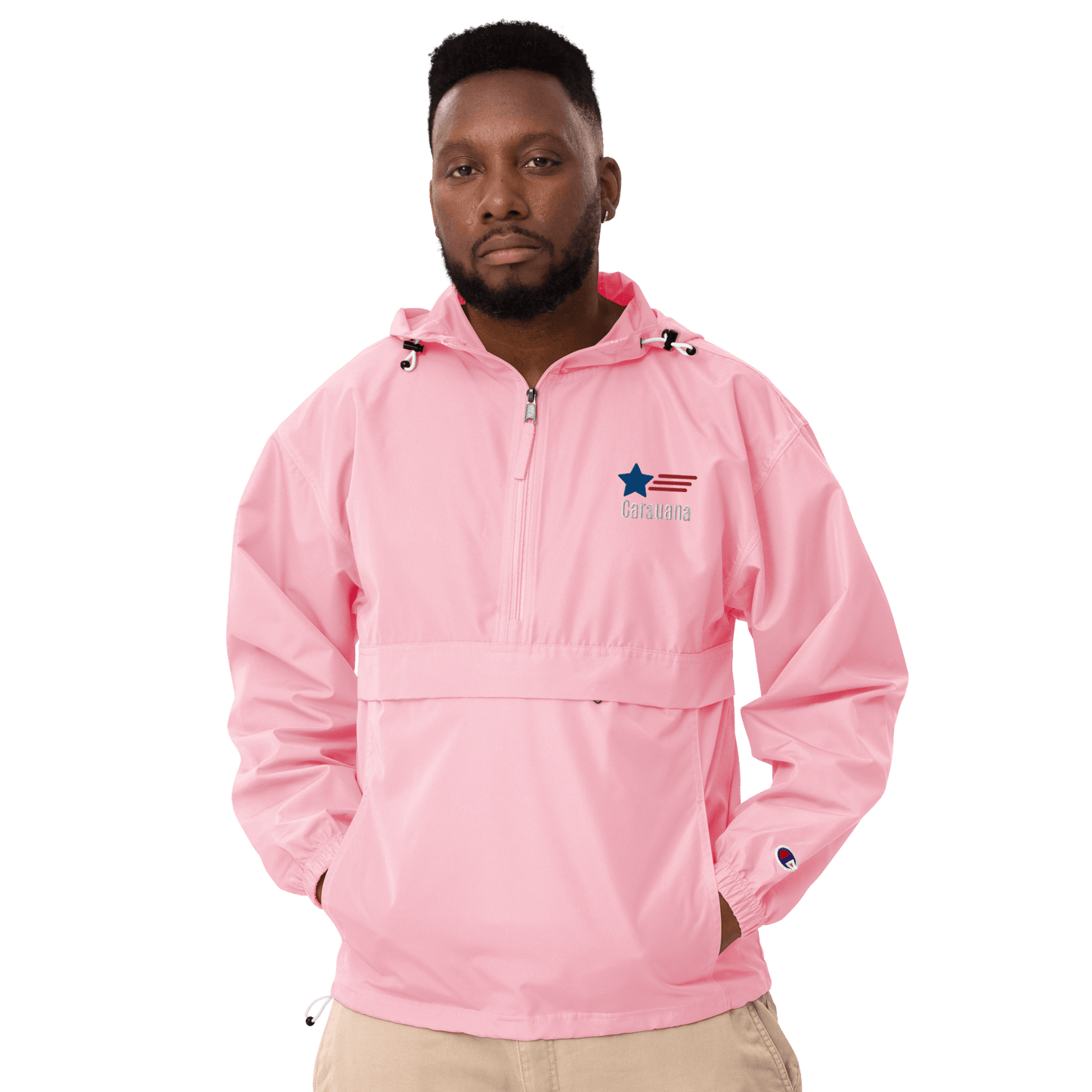 Embroidered Champion Packable Jacket