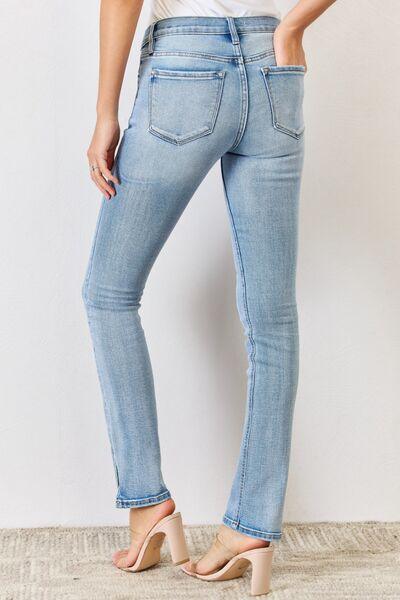 Kancan Y2K Slit Bootcut Jeans