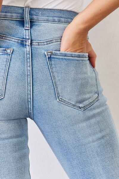 Kancan Y2K Slit Bootcut Jeans