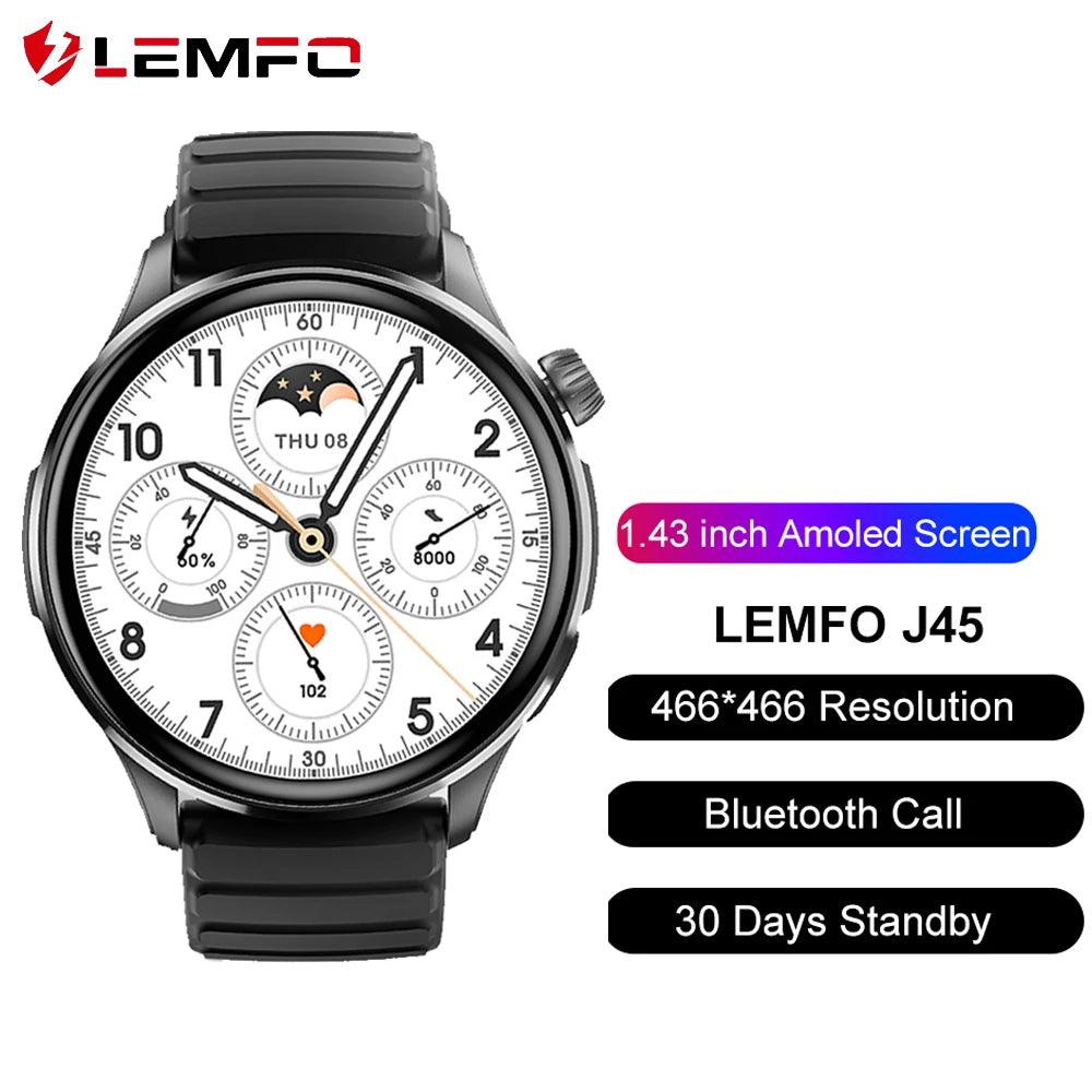 LEMFO J45 Amoled Smartwatch: Where Performance Meets Elegance [Stock]