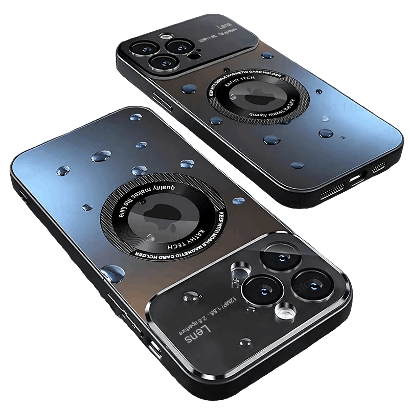 Luxury Matte Magnetic MagSafe iPhone Case with Lens Protector CaRaUaNa Fashion