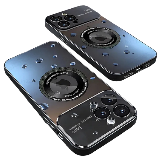 Luxury Matte Magnetic MagSafe iPhone Case with Lens Protector CaRaUaNa Fashion