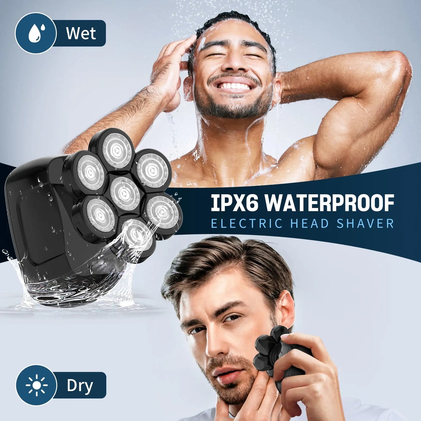 Sejoy Head Shaver – 7D Waterproof Grooming Kit CaRaUaNa Fashion