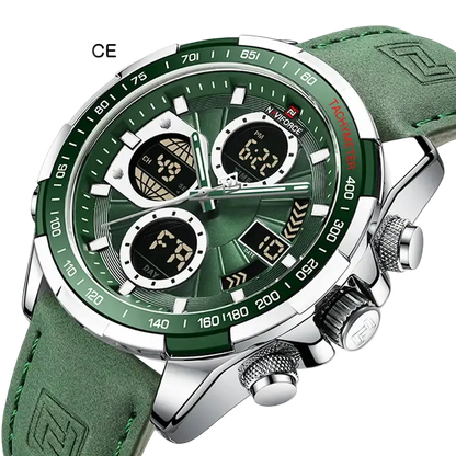 NAVIFORCE NF9197 Luxury Military Watch – Men’s Waterproof Chronograph Quartz Wristwatch CaRaUaNa Fashion