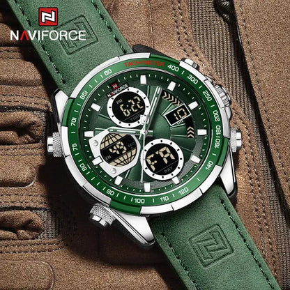 NAVIFORCE NF9197 Luxury Military Watch – Men’s Waterproof Chronograph Quartz Wristwatch CaRaUaNa Fashion