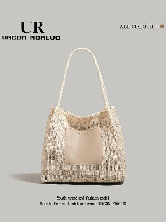 Beach-Ready Fashion: Ur Simple Straw Bag – Your Vacation Essential Carauana Store