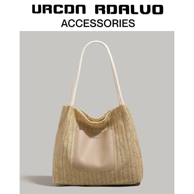 Beach-Ready Fashion: Ur Simple Straw Bag – Your Vacation Essential CaRaUaNa Fashion