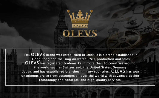 OLEVS Ceramic Band Automatic Self-Wind Watch | Fashionable & Durable with Diver Function and 5Bar Water Resistance Elegant Ladies Watch Set 6631