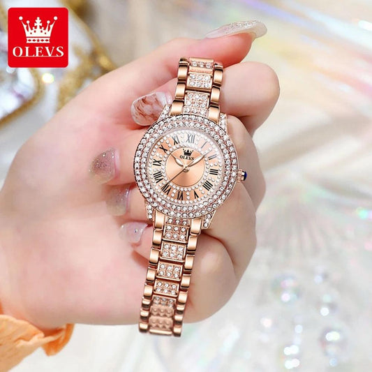 OLEVS Original Diamond Watch for Women 