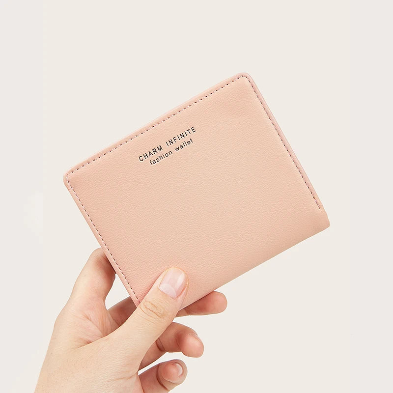 Ultra-Thin Folding Mini Wallet for Women with Card and Coin Holder CaRaUaNa Fashion