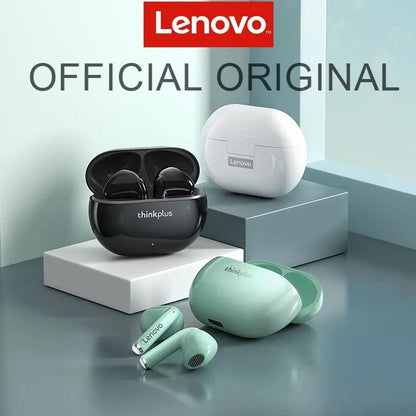 Premium Wireless Bluetooth Headset by Lenovo: In-Ear, Noise-Canceling