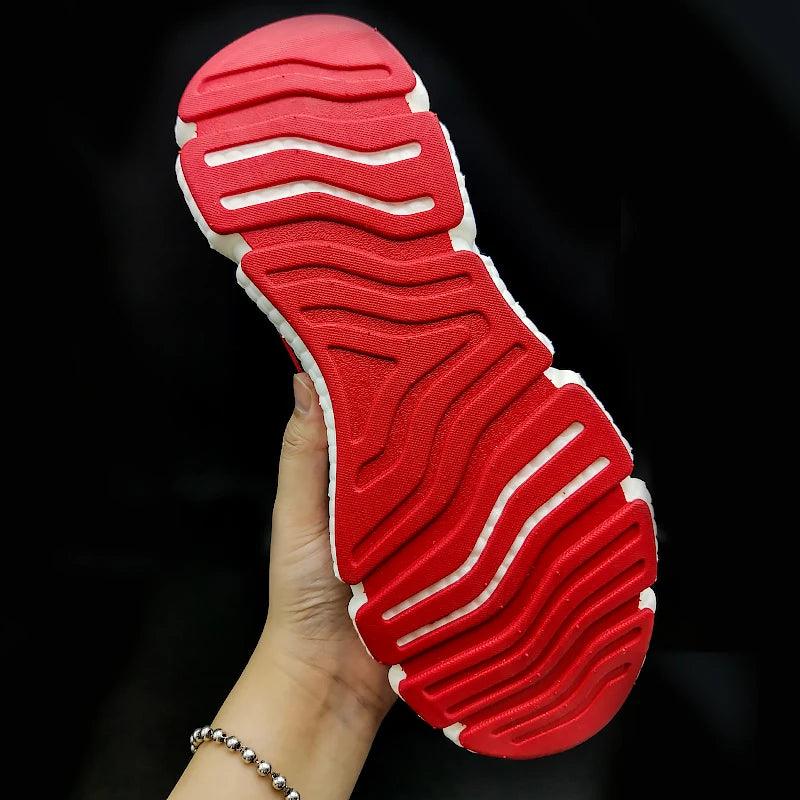 Red Men's Sneakers Breathable Running Shoes For Men Comfortable Classic Casual Shoes Men CaRaUaNa Fashion