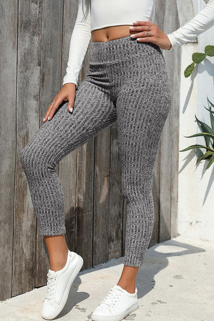 Ribbed High Waist Leggings