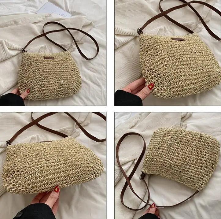 Beach Chic: Women’s Braided Basket Clutch – Perfect for Summer Parties!