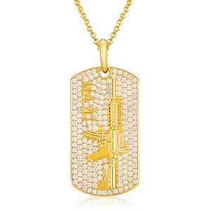 Streamline Tag With Pave Moissanite Diamonds Tag Pendant Real 925 Sterling Silver For Women Men Fine Jewelry Accessories Gift Carauana Store