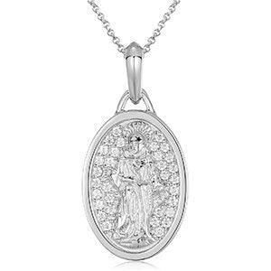 Streamline Tag With Pave Moissanite Diamonds Tag Pendant Real 925 Sterling Silver For Women Men Fine Jewelry Accessories Gift Carauana Store