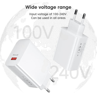 USB Charger Fast Charging QC3.0 USB C Cable Type C Cable Mobile Phone Charger For iPhone Huawei Samsung Xiaomi Quick Charge CaRaUaNa Fashion