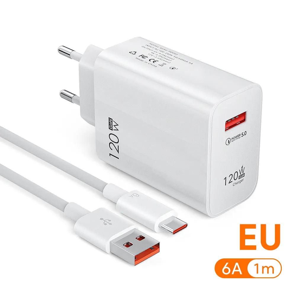 USB Charger Fast Charging QC3.0 USB C Cable Type C Cable Mobile Phone Charger For iPhone Huawei Samsung Xiaomi Quick Charge CaRaUaNa Fashion